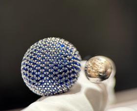 女款Anagram Pebble系列镶钻戒指L01