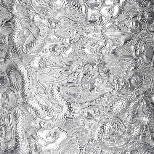 子佩集S999银【飞龙乘云】口杯摆件【FS016】纯银茶杯摆件办公杯摆件2406 商品图2