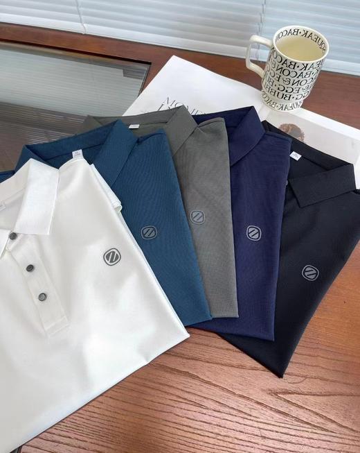 Z亚 2024夏季新款 男士 胸前小标 无痕速干短袖Polo衫 5色 Z-11811 商品图2