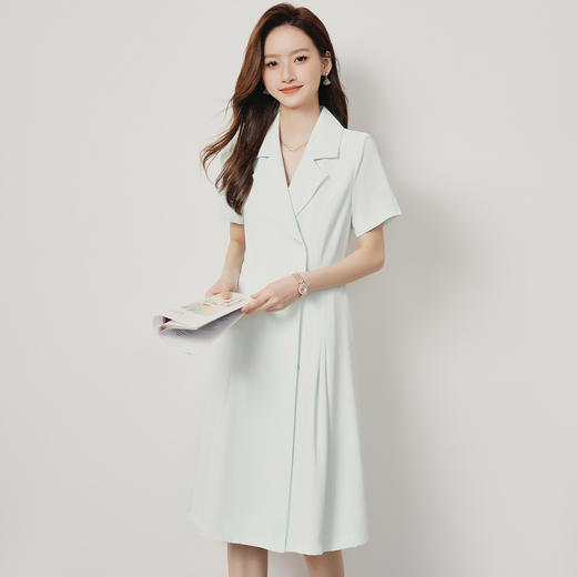 【优雅气质】罗蒙女士连衣裙舒适百搭简约时尚温柔商务西装中长裙女 商品图11