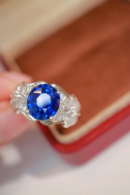 3.19ct 蓝宝石戒指 商品图7