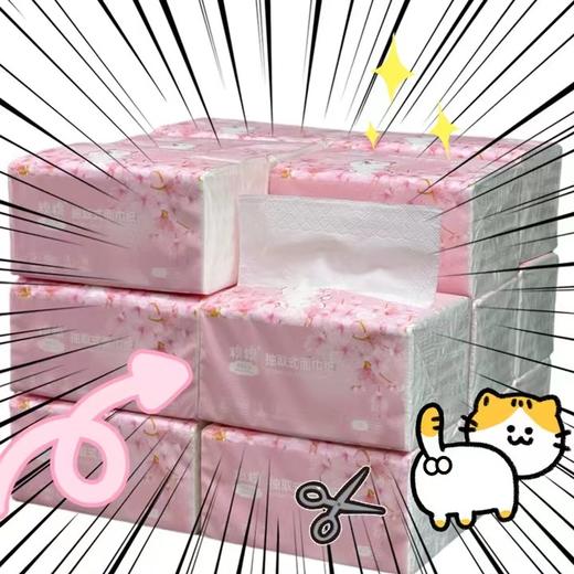 糗糗庄园抽纸面巾纸4层加厚（112抽/包  ） 商品图2
