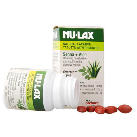 【保税仓】NU-LAX 天然芦荟乐康清肠片 40片/瓶（有效期至26年4月） 商品图0