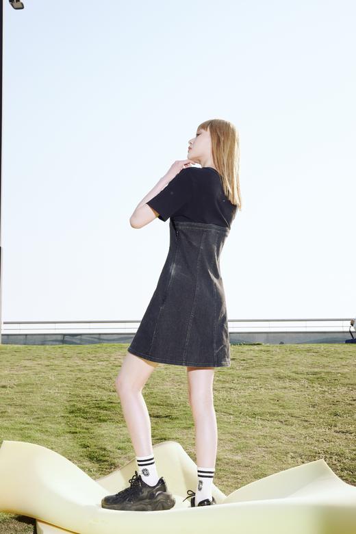 【商场同款】麦檬春秋针梭拼接连衣裙4E7190841 商品图4