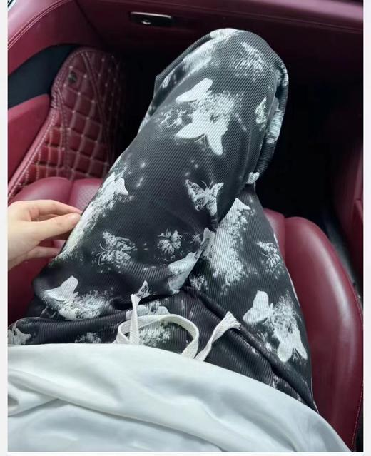 【显瘦透气❗️新中式冰丝阔腿裤】冰丝材质，透气不闷汗，阔腿版型显瘦还百搭，日常休闲穿搭防晒垂感直筒拖地裤Y 商品图6