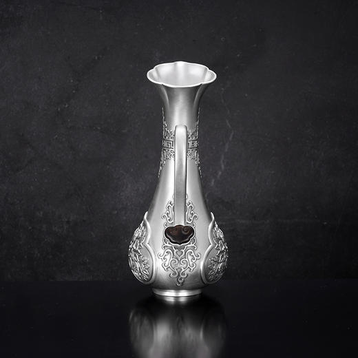 子佩集S999银【如意】酒壶摆件【BX0460550-1】纯银酒具2406 商品图3