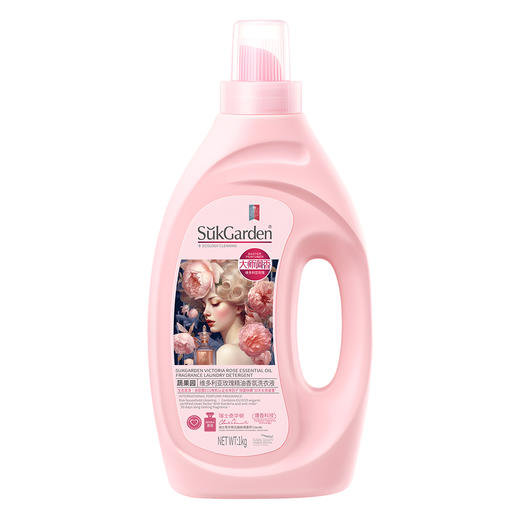 蔬果园 香氛洗衣套餐礼盒装4件套 500ml+1.74kg 家庭套装除菌去污 商品图2