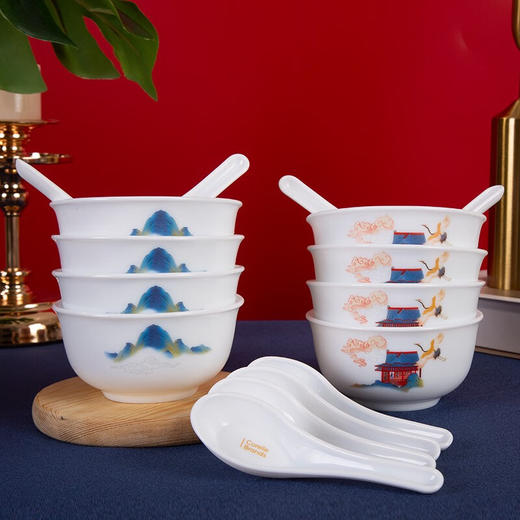 康宁 冰萃玲珑  盛世鸣和系列 餐具 16件套A 商品图1