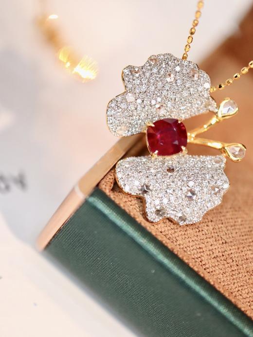 1.02ct 5.7g 红宝石项链 商品图3