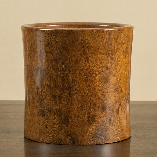 清 红木束腰笔海 商品图2