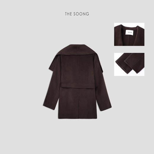 THESOONG/100%驼绒静奢高知沙丘毛呢外套HBWT222935 商品图1