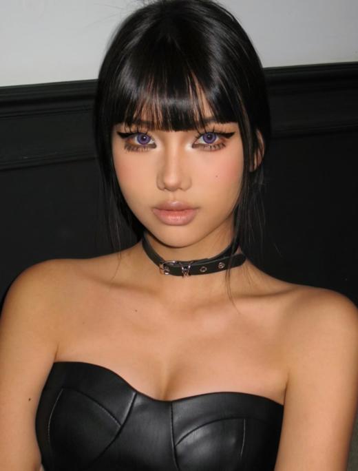 Jellydoll 半年抛 鬼马少女 14.2mm 紫 拍下即为一副两片 商品图3