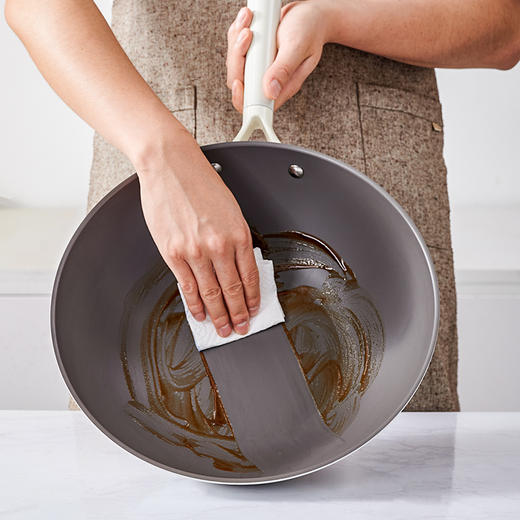 神田 云朵锅系列钛合金家用不粘炒锅32cm 云朵盖 商品图4