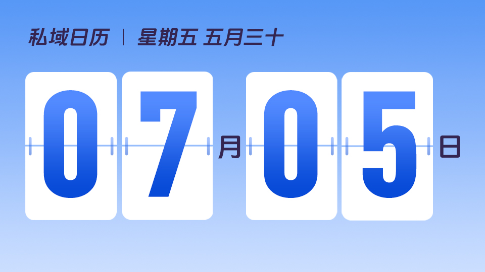 7月5日  | 私域社群运营需要准备哪几类话术