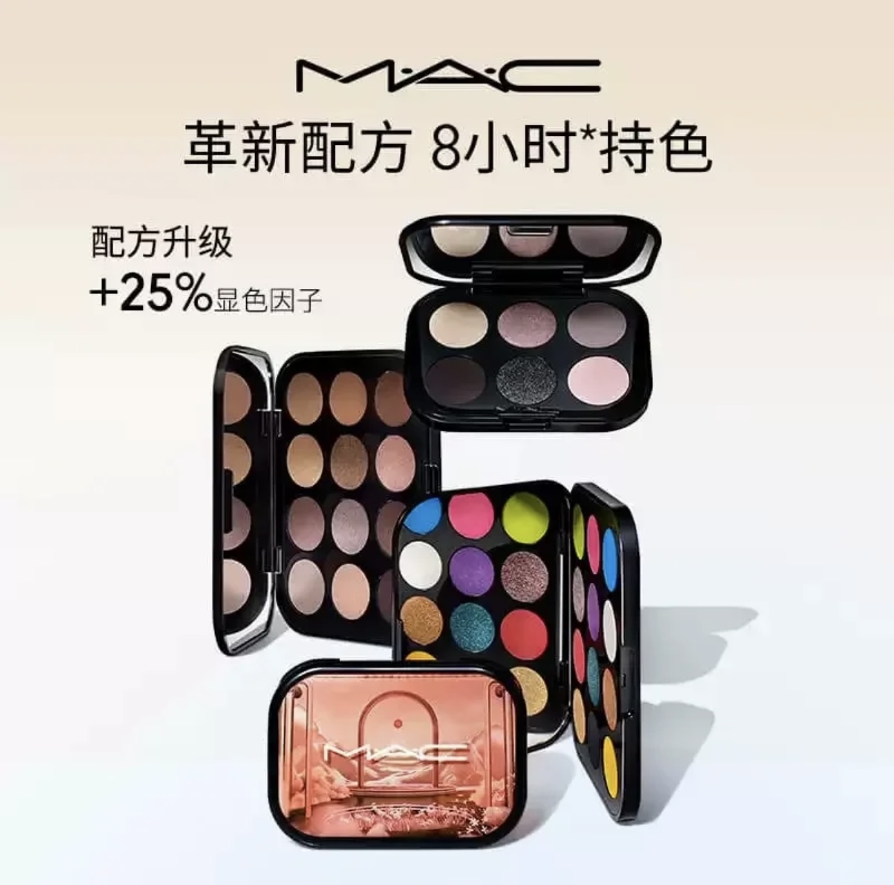 【国际妆品】MAC魅可显眼盘6色6.25g