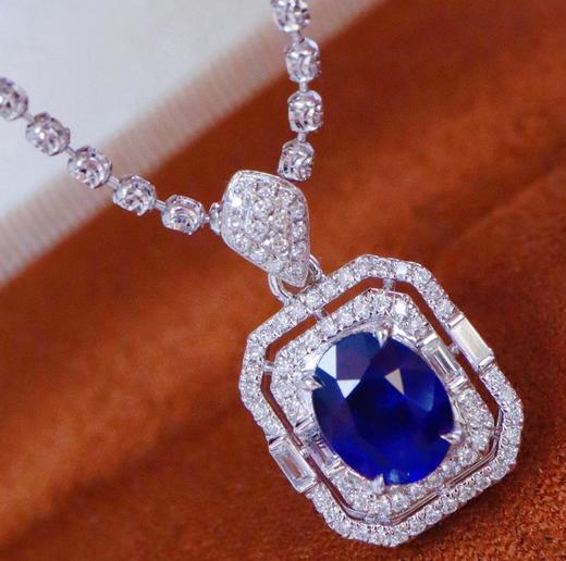 1.39ct 蓝宝石吊坠 商品图2