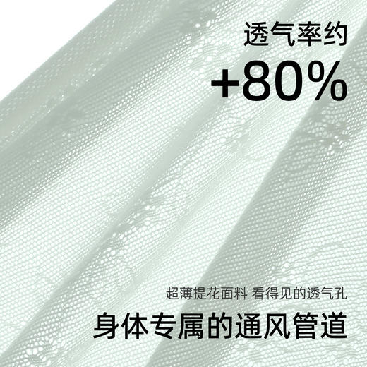 【3条装】熳洁儿 中腰无痕内裤夏季超薄透气提花纯棉底档24252107 商品图4