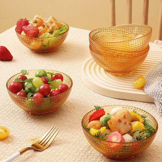 康宁  VISIONS琥珀色餐具6件组（晶莹系列） 商品图3