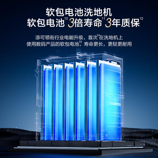 添可无线智能洗地机芙万Stretch Mix 人机工程助力180°躺平全屋清洁多合一吸拖一体家用吸尘器 商品图2