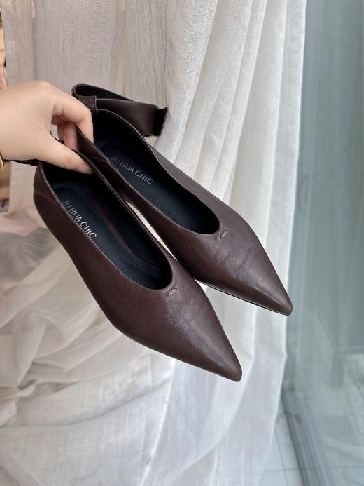 花花团篙端定制小羊皮鞋 、JI致绵软细腻舒服脚感，柔软平底鞋~Q弹舒适好走、防滑耐磨、上脚显腿细、修长！手作质朴篙级感（少量现货，大约48小时可发） 商品图11