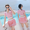 【时尚感爆棚の泳衣，甜美风分体泳衣】儿童泳衣分体两件套 运动女童 中大童少女 夏季新款 女孩温泉度假泳装泳衣-QQ 商品缩略图6