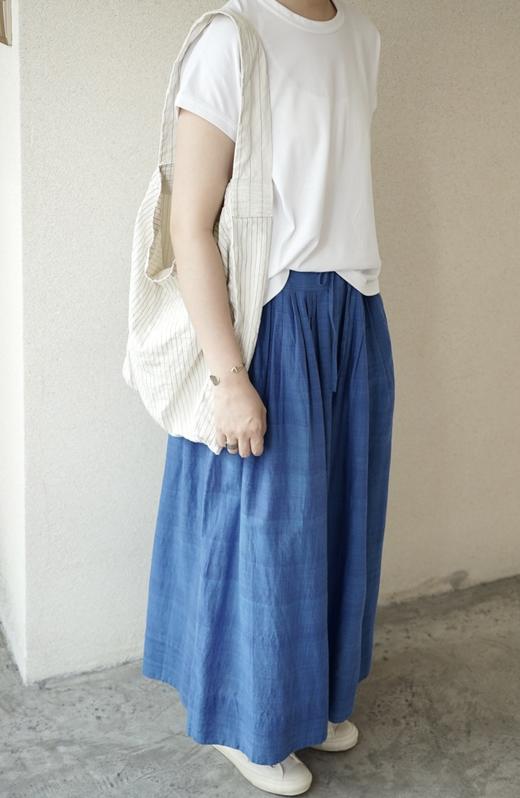 KHADI&CO 棉质自然褶裥半身裙(CEZANNE A.Plain Cotton Skirt)2色可选 商品图4