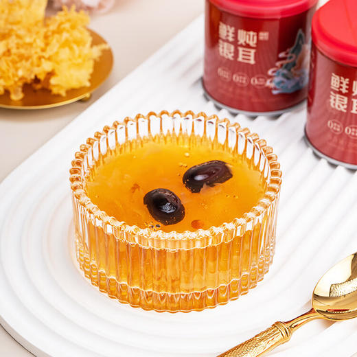鲜炖银耳，36罐，0添加，0防腐剂，胶质丰富，汤汁浓稠，富含多种营养物质，营养美味，开罐即食，口感清润，甘甜，软糯M 商品图0