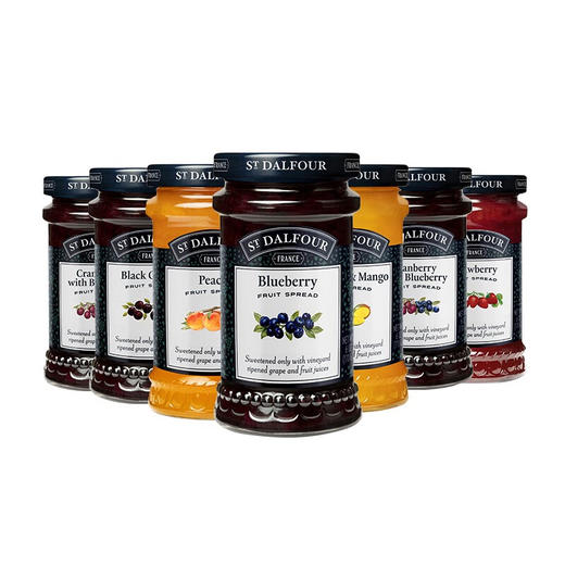 圣桃园黄桃/蔓越莓蓝莓/草莓/蓝莓果酱170g 精选优质水果随心多样搭配 033670/033682/033683/033684 商品图0