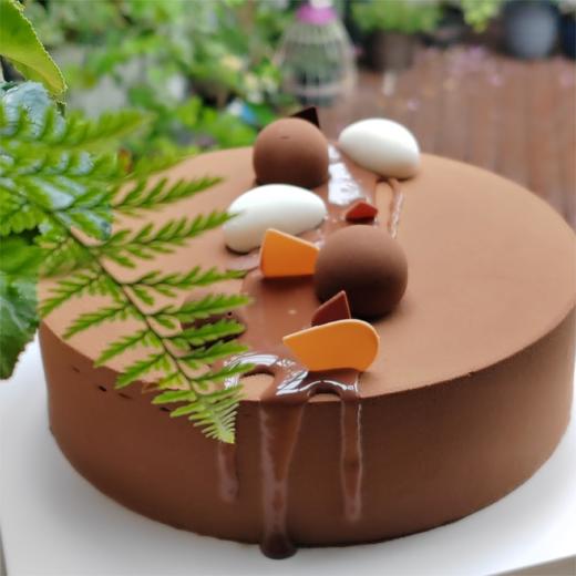 【甜久荟 法式巧克力白奶酪果蓉夹心慕斯 巧克力忠粉所爱】 低调奢华有内涵 送男友父辈佳选 纯动物鲜奶蛋糕 72%以上 国际单一园可可 无化学添加  客户评价不亚于米其林的慕斯巧克力蛋糕 商品图6