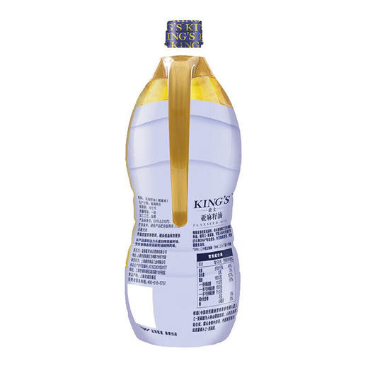  金龙鱼KINGS亚麻籽油1.8L 商品图3