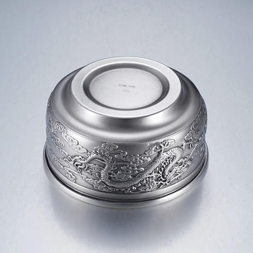 子佩集S999银神龙赐吉茶杯摆件【A04003-2】纯银茶杯摆件2406 商品图5