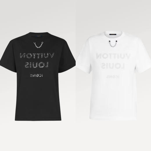 L-T 印花链条T恤 商品图0