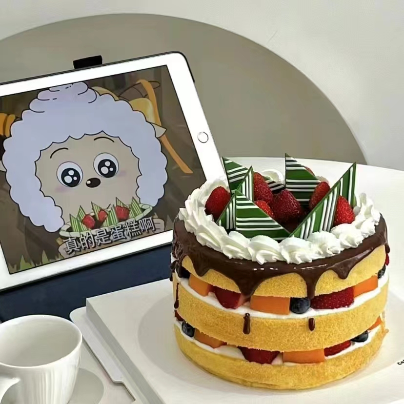 懒洋洋的青草蛋糕（提前3小时预订）