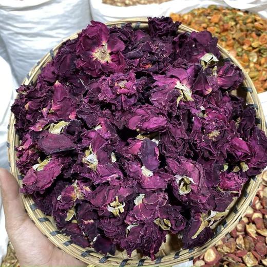 墨红玫瑰 云南特有高山墨红玫瑰花 冻干 微波 烤干墨红玫瑰 商品图4