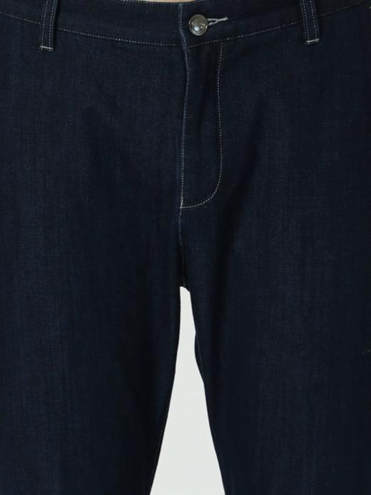 波顿春夏深蓝色宽松直筒高端牛仔裤男士长裤子ME651119 商品图2