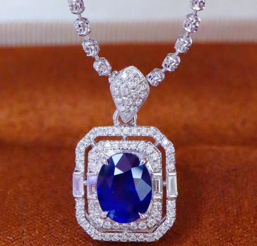 1.39ct 蓝宝石吊坠 商品图3