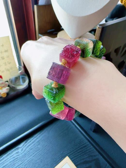 49.5g 雕刻碧玺手链 商品图5