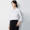 【蝴蝶结系带领】罗蒙女士长袖衬衫舒适微弹优雅气质时尚有型衬衣女 商品缩略图4