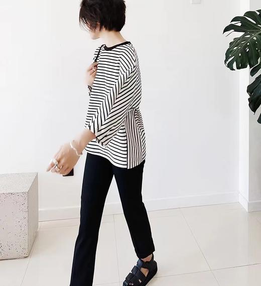 8005#天花板条纹T恤 商品图3