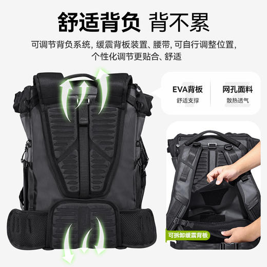 【U宝乱卖限时特惠】Ulanzi优篮子BT01短途旅行系列双肩包防水单反相机包单兵作战户外多功能背包摄影器材数码收纳包徒步登山包 商品图1