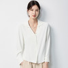 【气质V领】罗蒙女士长袖衬衫简约纯色温柔气质时尚有型衬衣女 商品缩略图4