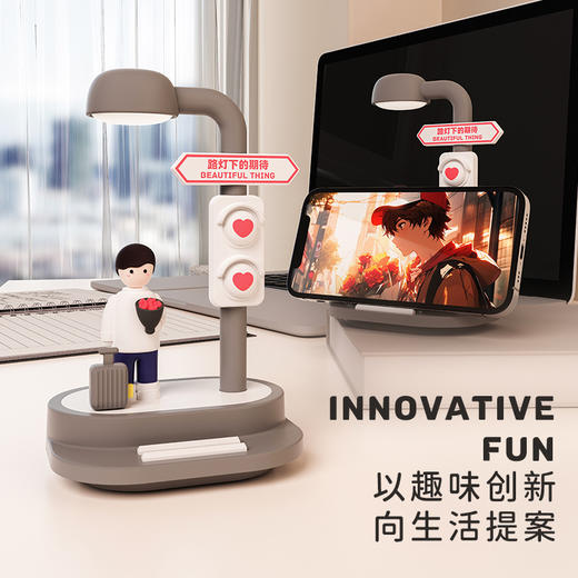 【新款情侣小夜灯】路灯下的期待情侣生日节日礼物 创意七夕情人节小夜灯  商品图2