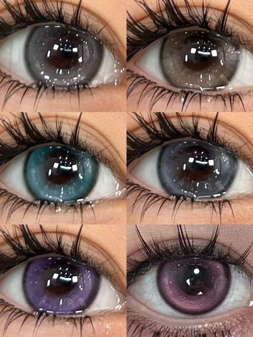 Jellydoll 半年抛 魔镜系列  棕/灰/绿/蓝/粉/紫  14.2mm 拍下即为一副两片 商品图0