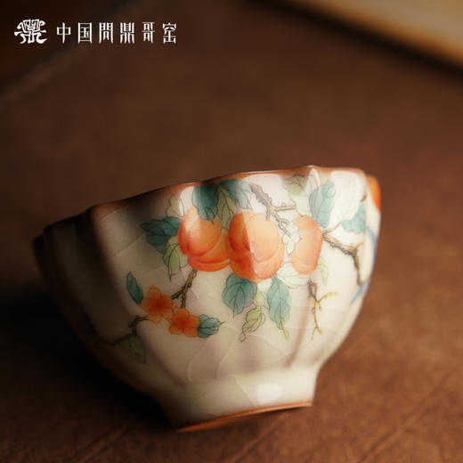 问鼎哥窑致巧款 撷芳杯（秋鸟图）（缺货） 商品图5