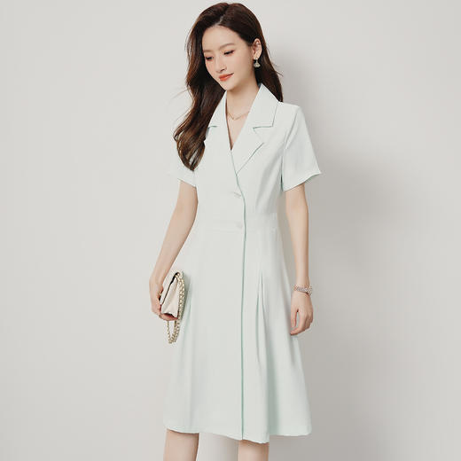 【优雅气质】罗蒙女士连衣裙舒适百搭简约时尚温柔商务西装中长裙女 商品图13