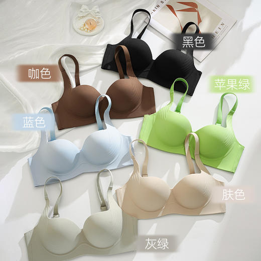 内衣女士聚拢小胸显大无钢圈收副乳防下垂提拉上托无痕文胸罩套装 商品图3