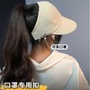 赵露思同款遮阳防晒帽子女夏季户外冰丝空顶太阳帽新款鸭舌渔夫帽 商品缩略图3