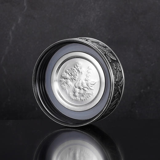子佩集S999银【年年有余】杯摆件【DLBJB0035-136】纯银内胆泡茶杯2406 商品图5