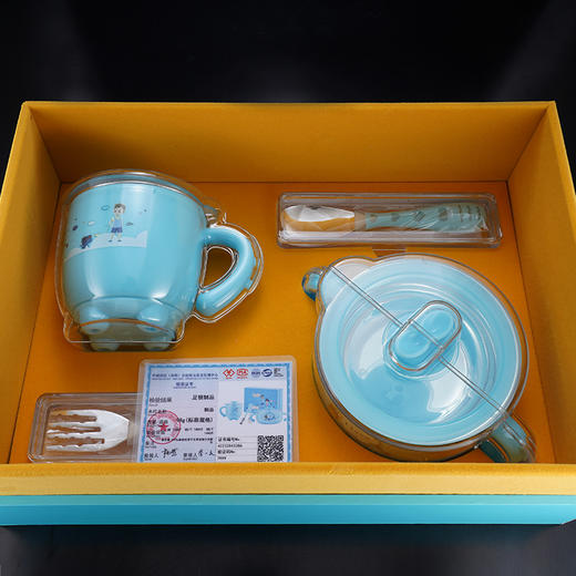 子佩集S999银【我是乖宝】套装【BX0460707】纯银儿童餐具碗摆件杯摆件叉勺2406 商品图9