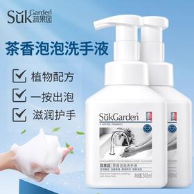 【15元会员福利】蔬果园茶香泡泡洗手液500ml  泡沫型家   宝妈力荐    